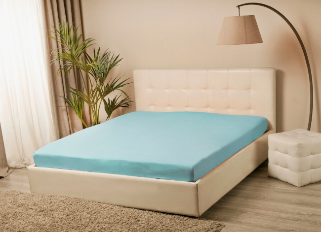 Простыня Tencel на резинке Мерцана (Голубой) PRORT15 Простыня Tencel на резинке Мерцана (Голубой) PRORT15