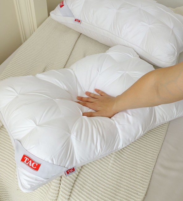 Подушка TAC "Тесто" (Белый) 2 шт. в упаковке POTAC01 Подушка TAC "Тесто" (Белый) 2 шт. в упаковке POTAC01