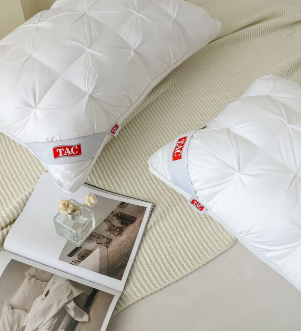 Подушка TAC "Тесто" (Белый) 2 шт. в упаковке POTAC01 Подушка TAC "Тесто" (Белый) 2 шт. в упаковке POTAC01