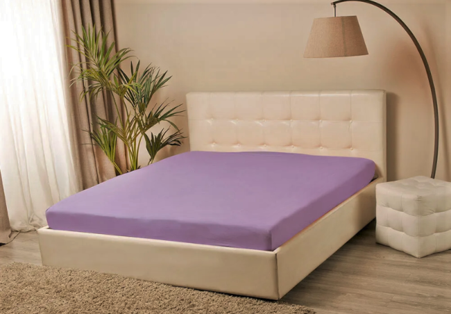 Простыня Tencel на резинке Мерцана (Сиреневый) PRORT04 Простыня Tencel на резинке Мерцана (Сиреневый) PRORT04