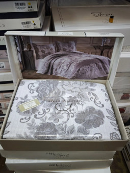 Покрывало MY BED DELUX DAMASK Cotton с наволочками POKDAM010