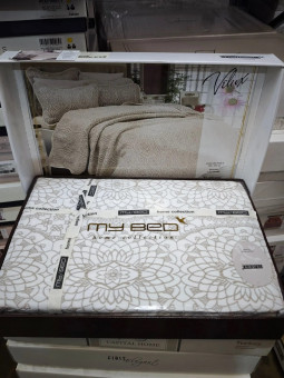 Покрывало MY BED DELUX DAMASK Cotton с наволочками POKDAM011