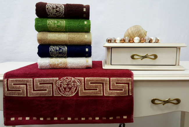 Комплект полотенец 6 шт. Gulcan Vip cotton VERSACE AKGUL15