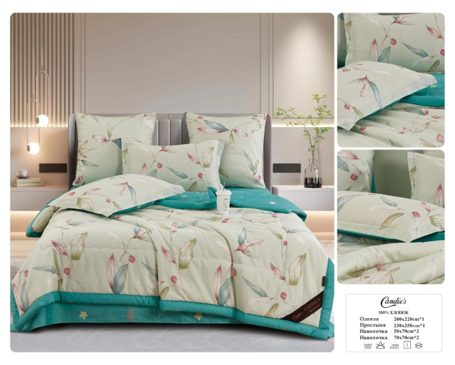 Одеяло Candie’s Cotton с простыней и наволочками ODCANC033 Одеяло Candie’s Cotton с простыней и наволочками ODCANC033