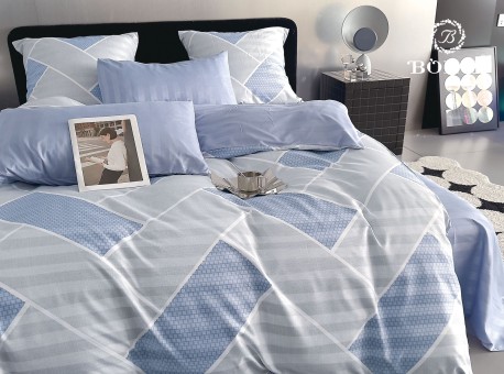 КПБ Boris Двусторонний Страйп-сатин BORDSS010