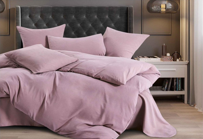 КПБ Boris Бархатный Сатин однотонный BORBSO030 H-01 КПБ Boris Бархатный Сатин однотонный BORBSO030 H-01