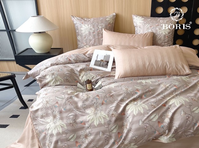 КПБ Boris Двусторонний Страйп-сатин BORDSS011