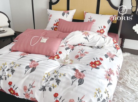 КПБ Boris Двусторонний Страйп-сатин BORDSS012