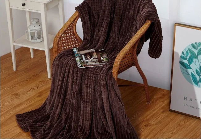 Плед бамбук двухсторонний Квадро 200х220 см (Шоколад) Плед бамбук двухсторонний Квадро 200х220 см (Шоколад)