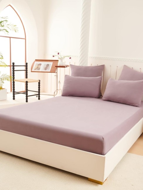 КПБ Candie's Бархат Сатин с простыней на резинке по кругу CANBSR04