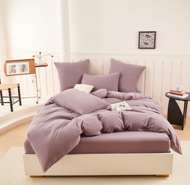 КПБ Candie's Бархат Сатин с простыней на резинке по кругу CANBSR04