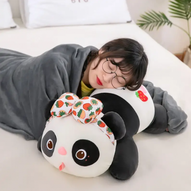 Плед с игрушкой Панда PLIGPА