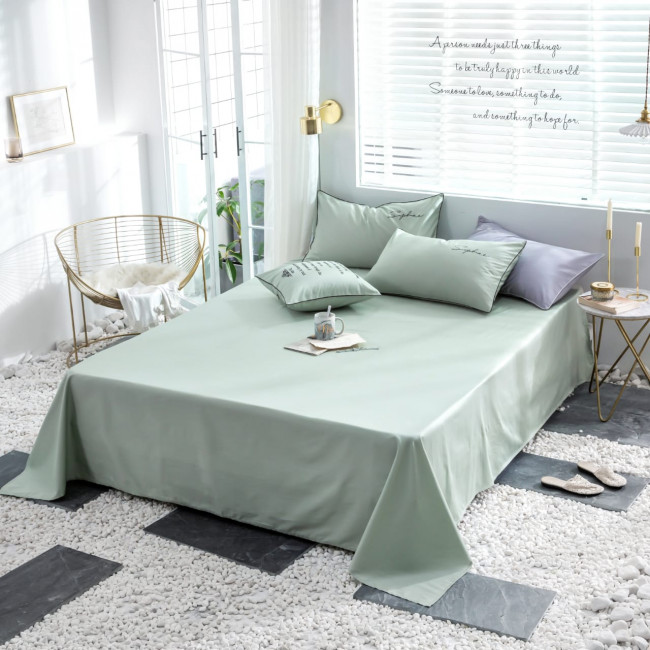 КПБ Mency однотонный с вышивкой MENO005 КПБ Mency однотонный с вышивкой MENO005