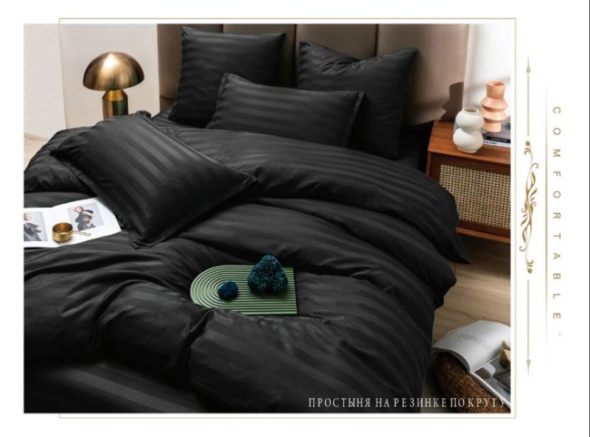 КПБ Boris Cтрайп-сатин на резинке по кругу BORSSR01 КПБ Boris Cтрайп-сатин на резинке по кругу BORSSR01