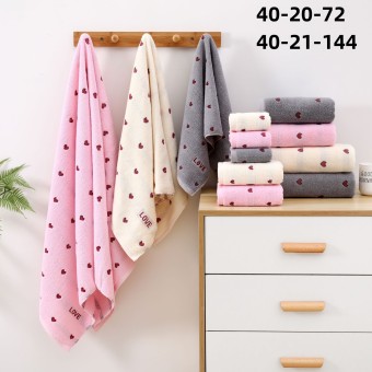 Полотенце 50х100см 6шт. в упаковке 40-21