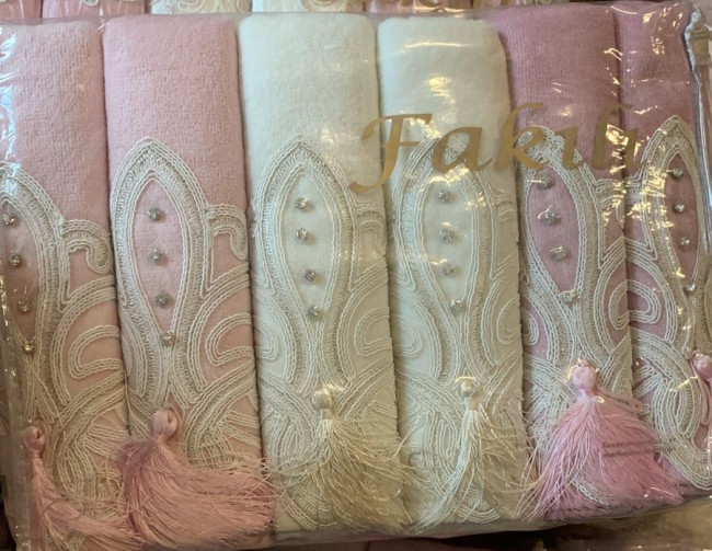 Полотенце 50х90 см. 6 шт в упаковке в ассортименте POLAS01