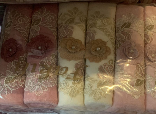 Полотенце 50х90 см. 6 шт в упаковке в ассортименте POLAS01