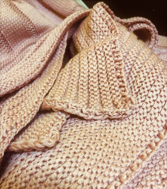 Вязаные пледы LINELLI ELEGANT Nirvana (Розовый) 220х240см