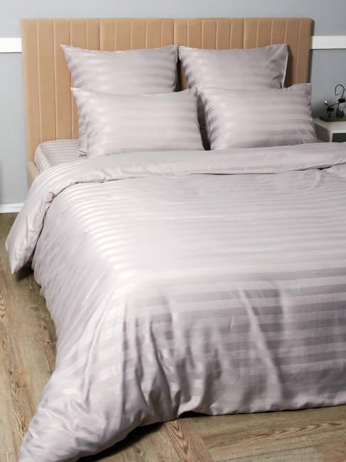 КПБ Candie's Страйп-сатин на резинке по кругу CANSSR002