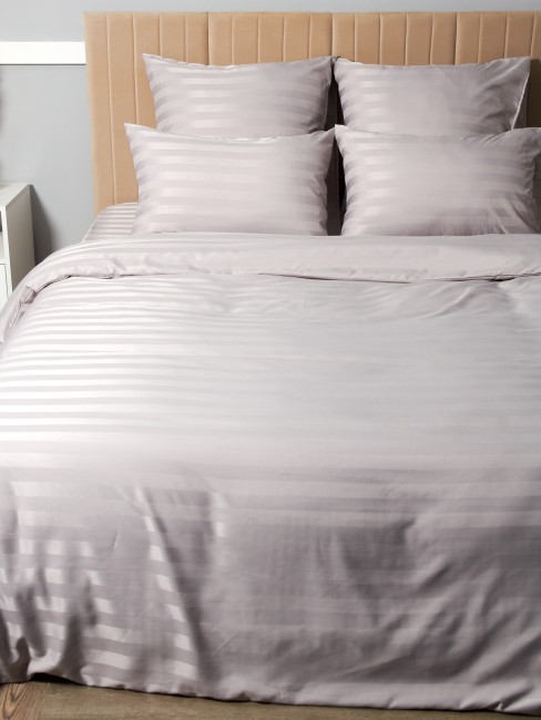 КПБ Candie's Страйп-сатин на резинке по кругу CANSSR002