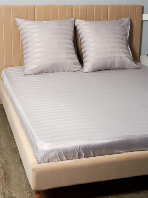 КПБ Candie's Страйп-сатин на резинке по кругу CANSSR002