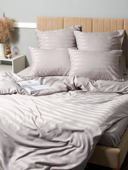 КПБ Candie's Страйп-сатин на резинке по кругу CANSSR002