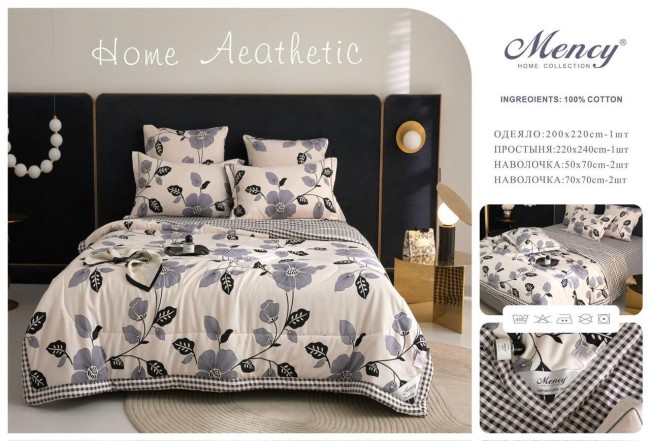 Одеяло Mency Home c простыней и наволочками ODMENH006