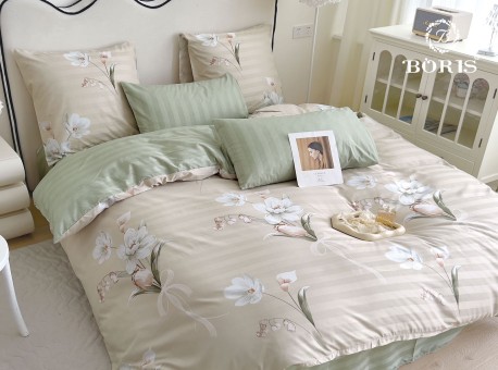 КПБ Boris Двусторонний Страйп-сатин BORDSS020