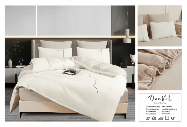 КПБ Denvol Exclusive на резинке по кругу DENEXR004 КПБ Denvol Exclusive на резинке по кругу DENEXR004