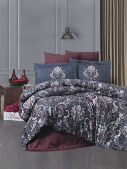 КПБ FIRST CHOICE Cotton Satin Евро FCCS010/3