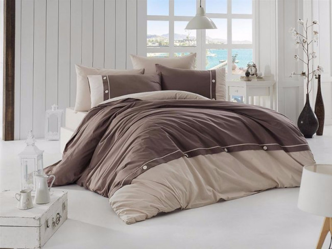 Постельное бельё First Choice Ranforce Kahve Постельное бельё First Choice Ranforce Kahve