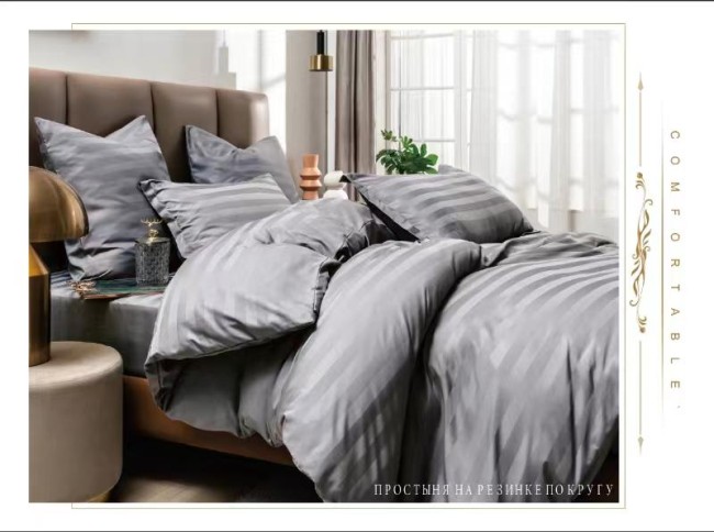 КПБ Boris Cтрайп-сатин на резинке по кругу BORSSR03 КПБ Boris Cтрайп-сатин на резинке по кругу BORSSR03