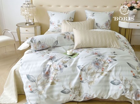 КПБ Boris Двусторонний Страйп-сатин BORDSS021