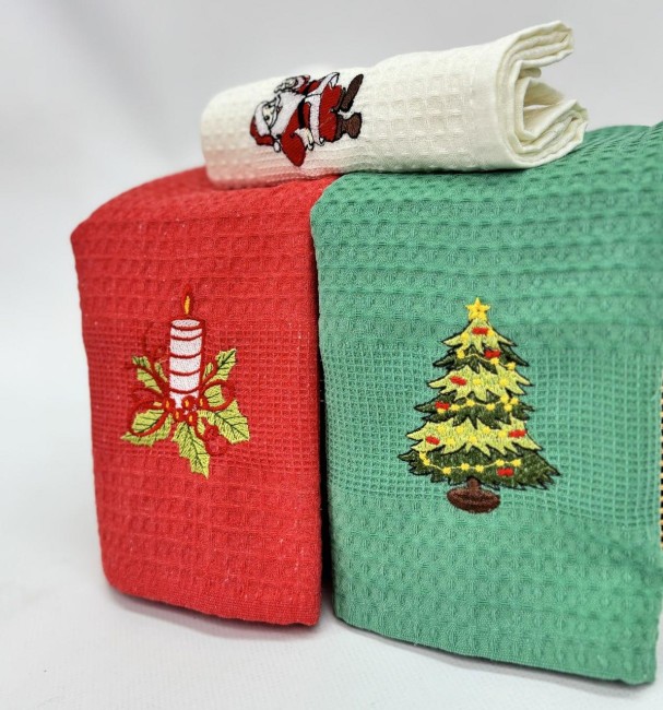 Кухонные салфетки Новогодние 40х60 см 3 шт. в упаковке NIL40603