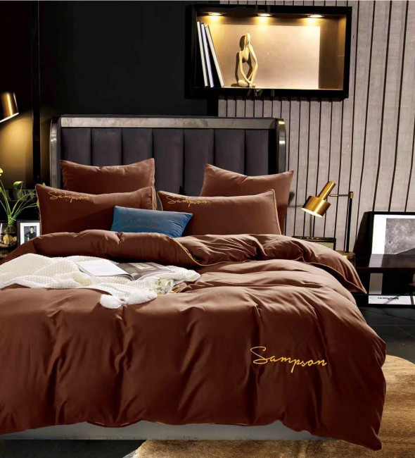 КПБ Candie's однотонный с вышивкой CANOV001