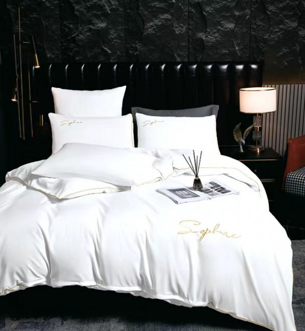 КПБ Candie's однотонный с вышивкой на резинке по кругу CANOVR003 КПБ Candie's однотонный с вышивкой на резинке по кругу CANOVR003