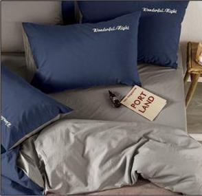 КПБ Alanna Vega однотонный с вышивкой AVOV014