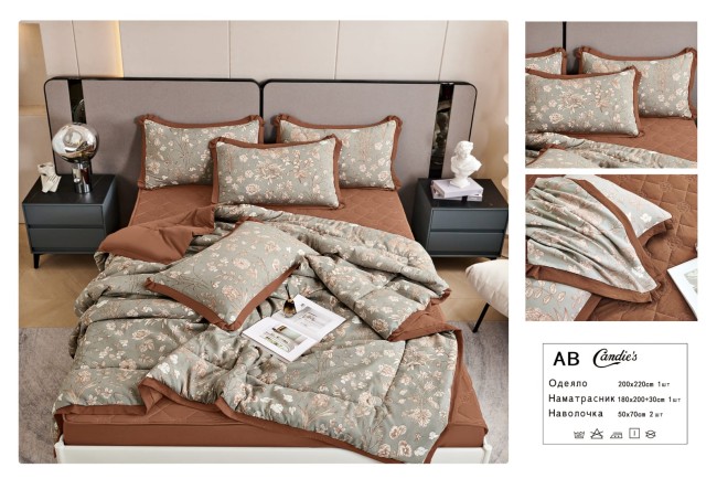 Одеяло Candie’s с наматрасником и наволочками ODCNAM07 Одеяло Candie’s с наматрасником и наволочками ODCNAM07
