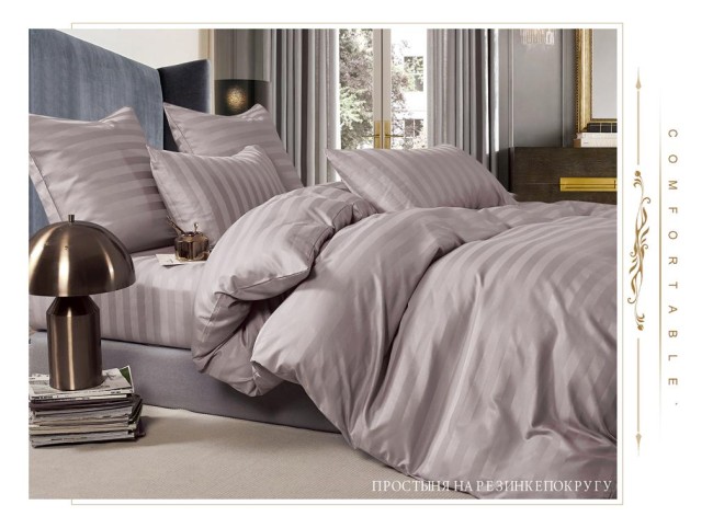 КПБ Boris Cтрайп-сатин на резинке по кругу BORSSR05 КПБ Boris Cтрайп-сатин на резинке по кругу BORSSR05