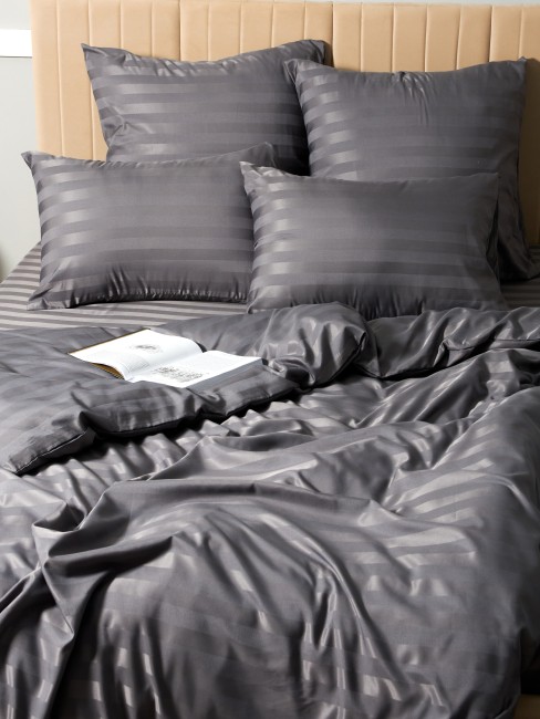 КПБ Candie's Страйп-сатин на резинке по кругу CANSSR005 КПБ Candie's Страйп-сатин на резинке по кругу CANSSR005