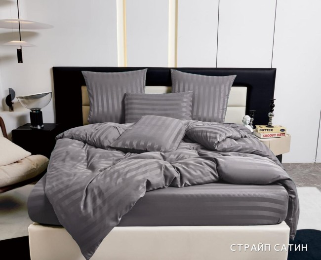 КПБ Candie's Страйп-сатин на резинке по кругу CANSSR005 КПБ Candie's Страйп-сатин на резинке по кругу CANSSR005