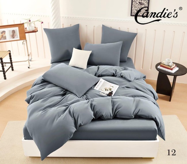 КПБ Candie's Бархат Сатин с простыней на резинке по кругу CANBSR12 КПБ Candie's Бархат Сатин с простыней на резинке по кругу CANBSR12