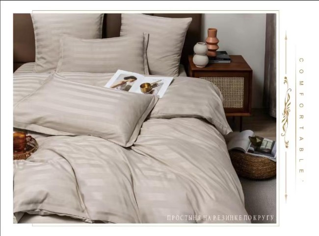 КПБ Boris Cтрайп-сатин на резинке по кругу BORSSR06