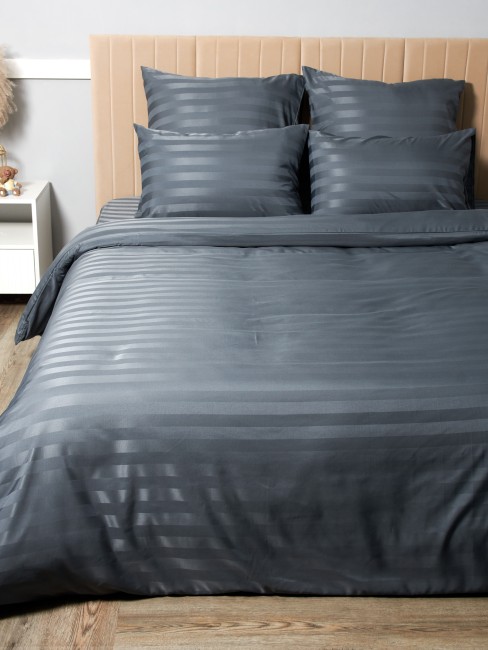 КПБ Candie's Страйп-сатин на резинке по кругу CANSSR006