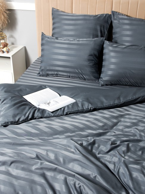 КПБ Candie's Страйп-сатин на резинке по кругу CANSSR006