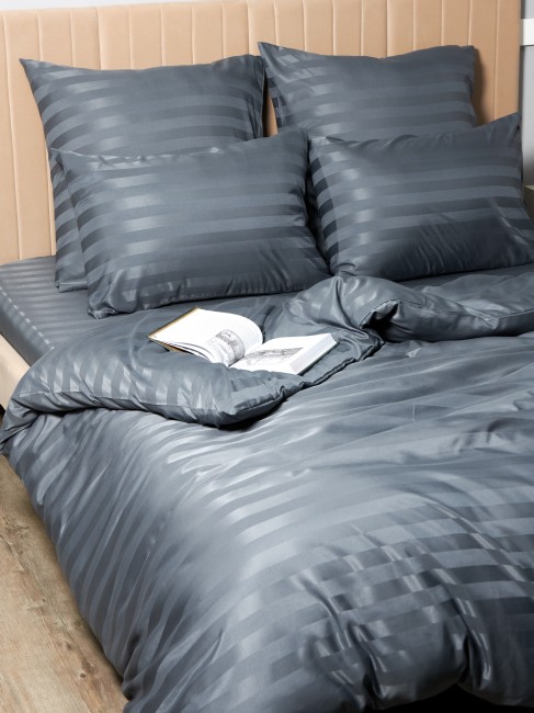 КПБ Candie's Страйп-сатин на резинке по кругу CANSSR006