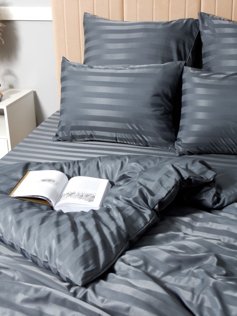 КПБ Candie's Страйп-сатин на резинке по кругу CANSSR006