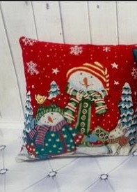 Наволочка Гобеленовая Новогодняя 45х45 см NAVGN Наволочка Гобеленовая Новогодняя 45х45 см NAVGN