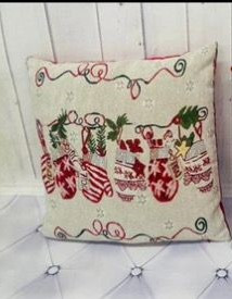 Наволочка Гобеленовая Новогодняя 45х45 см NAVGN Наволочка Гобеленовая Новогодняя 45х45 см NAVGN