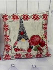 Наволочка Гобеленовая Новогодняя 45х45 см NAVGN Наволочка Гобеленовая Новогодняя 45х45 см NAVGN